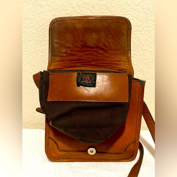 AXIXIE BAGS Authentic Leather Bag Made In Mexico Tan. - Picture 3 of 11